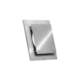 Looox ontluchtingsrooster 15x15cm met klem bevestiging RVS